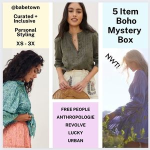 BOHO Mystery Box Free People Mystery Box Anthropologie Johnny Was Mystery Box